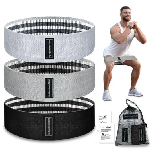 Fabric Resistance Bands for Hip Workouts and Strength Training