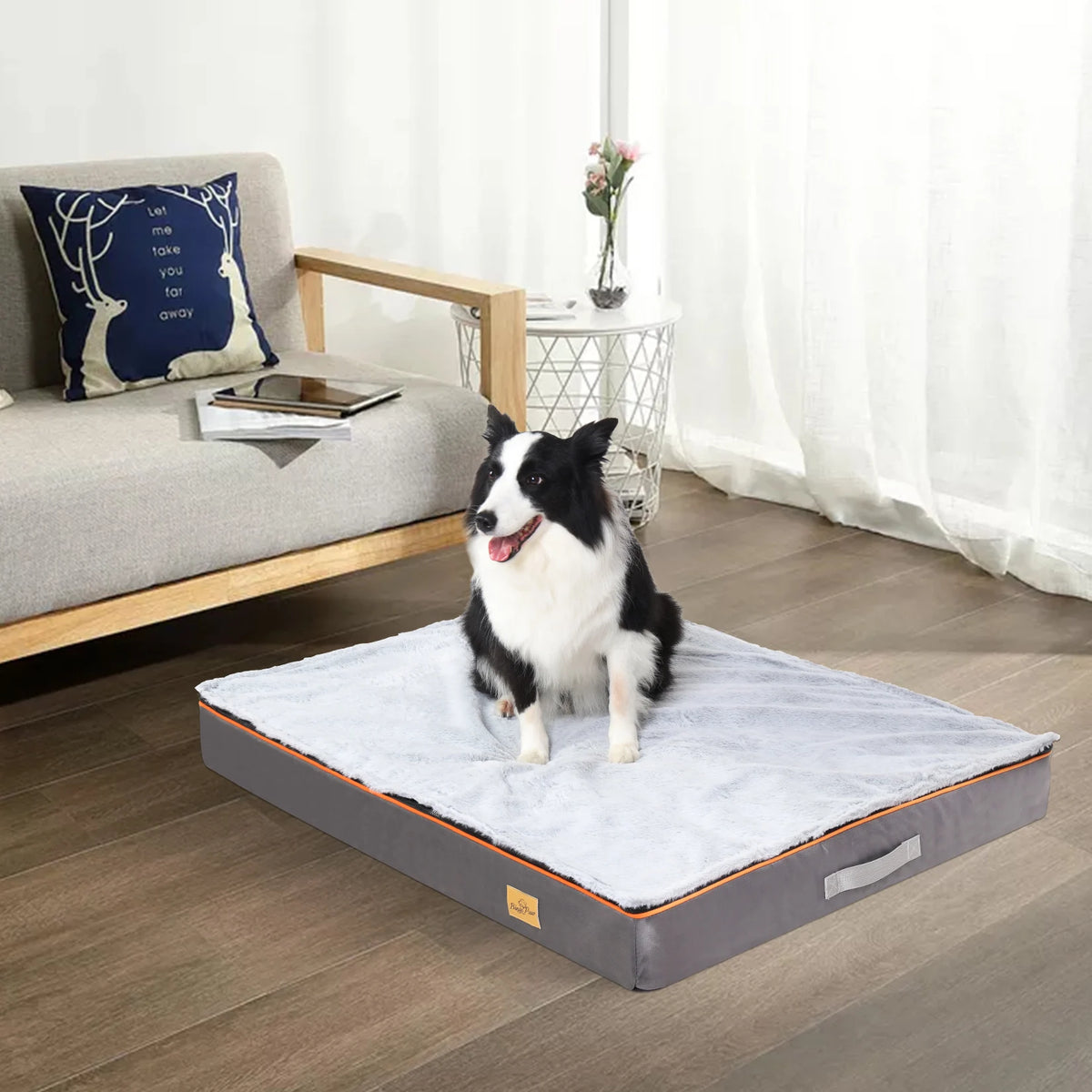 BINGOPAW Orthopedic Dog Bed With Waterproof Washable Cover