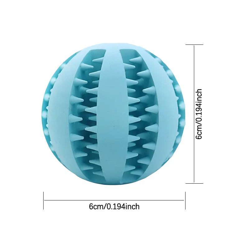 Rubber Dog Toy Balls Teething Puzzle Training Chew Toys