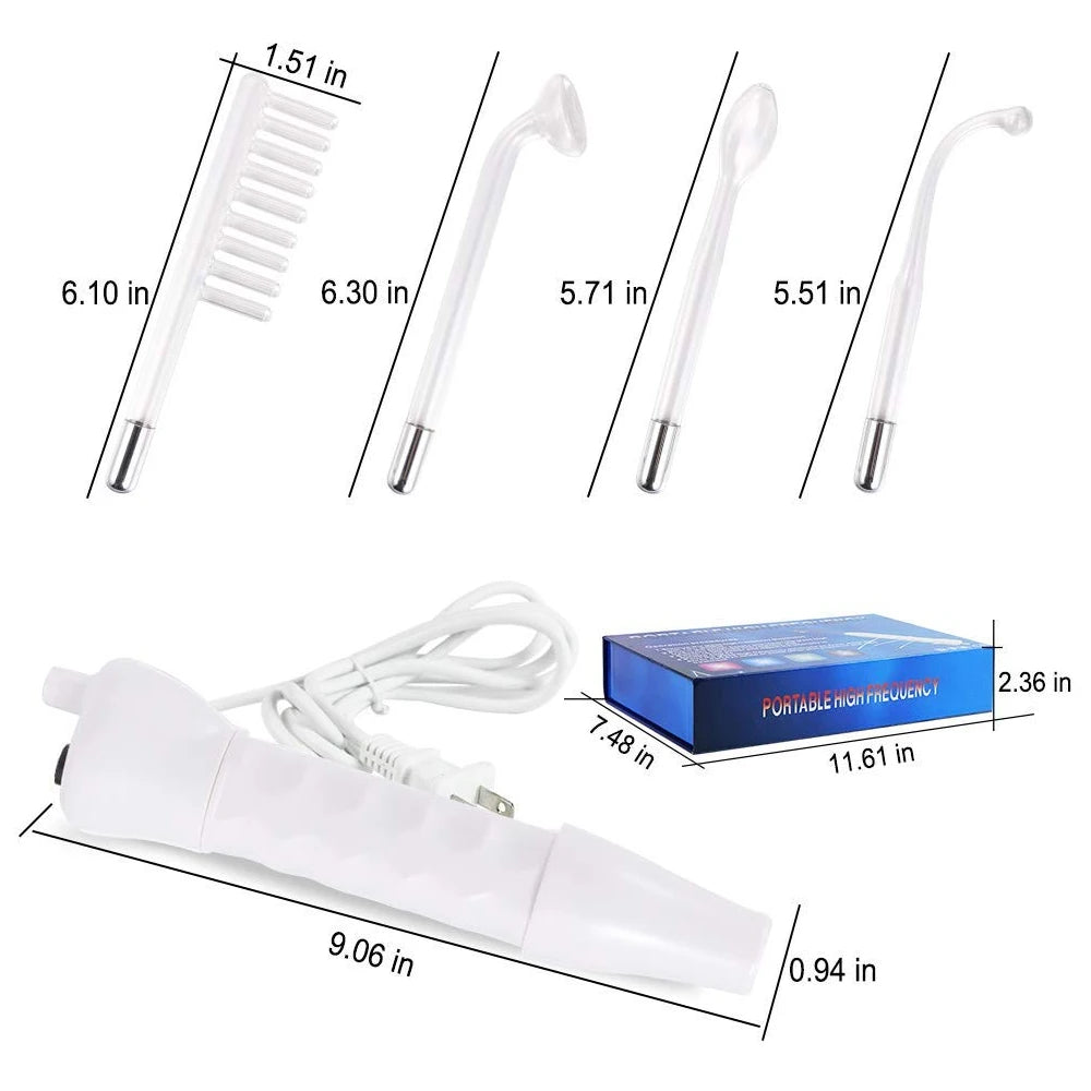 AOKO 4 In 1 High Frequency Facial Wand For Rejuvenation