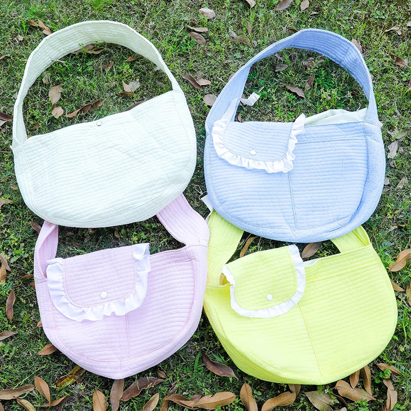 Handmade Pet Carrier Bag For Small Dogs And Cats Breathable