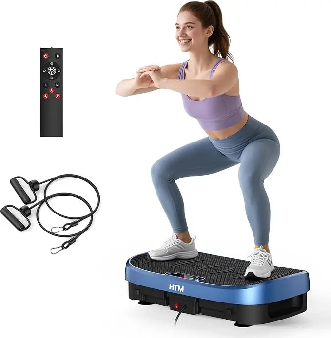 HTM Vibration Plate Fitness Multi Function Trainer 330lb Home Gym