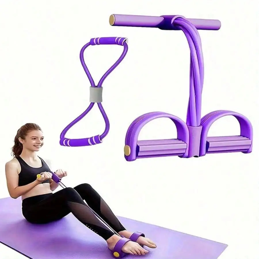 High Tension Resistance Bands With Comfortable Grip For Home Fitness