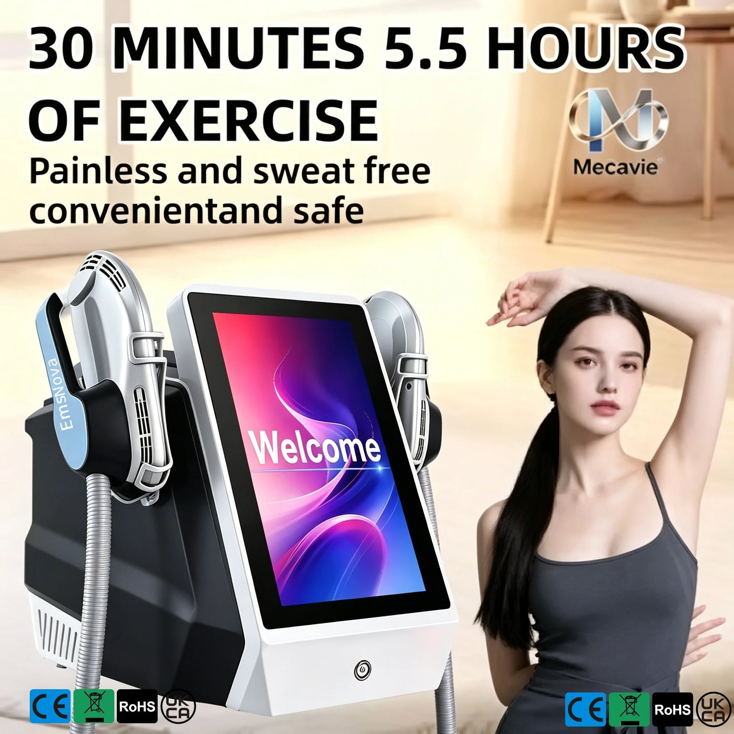 EMS RF Body Sculptor Fat Reduction Device For Spa Premium