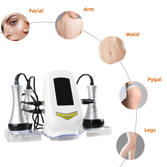 MISSHEART 3in1 Slimming Cavitation Massage Machine Facial And Body Tightening