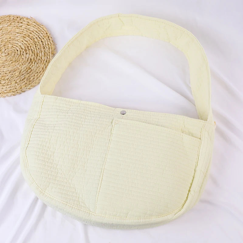Handmade Pet Carrier Bag For Small Dogs And Cats Breathable