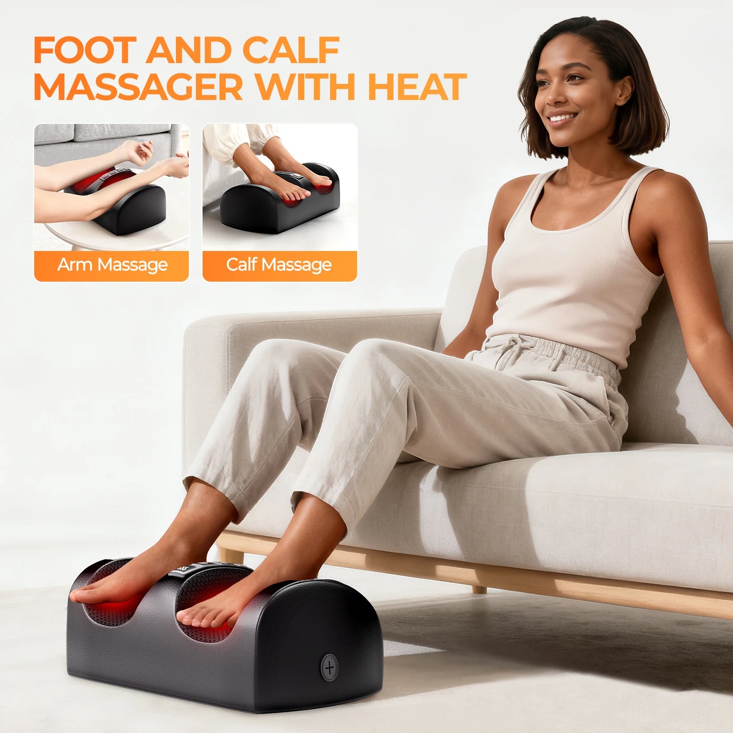 HOMEMASSA Shiatsu Full Body Massage Mat With Heat And 10 Motors