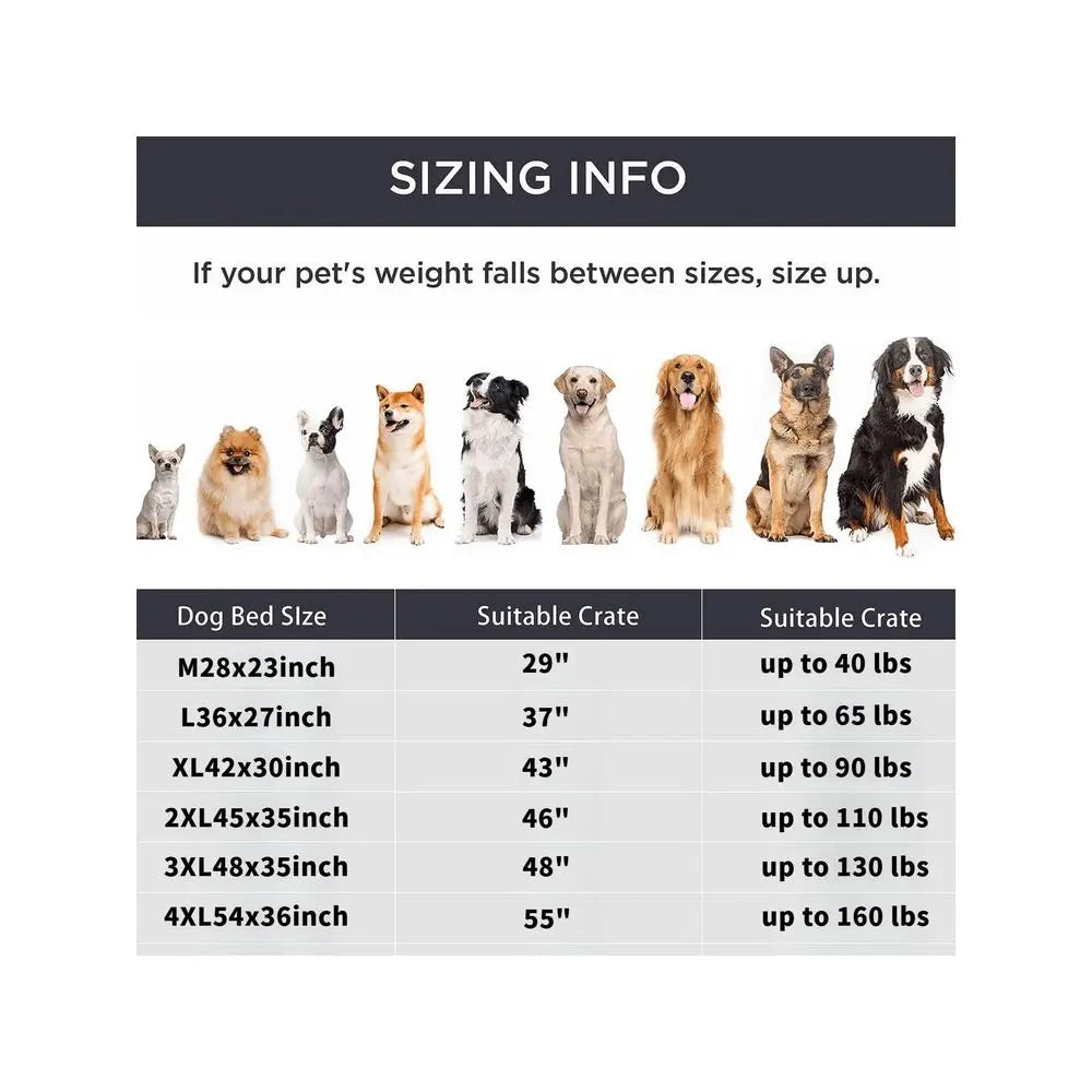 Waterproof Memory Foam Dog Bed With Sides Non Slip