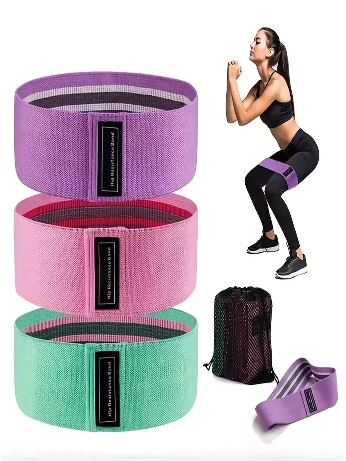 Pilates Yoga Resistance Bands For Legs Booty And Flexibility