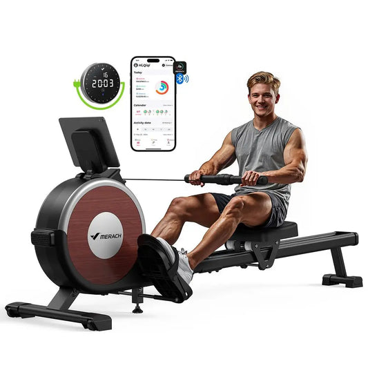 YTYIN Magnetic Rowing Machine With 16 Levels For Home Gym