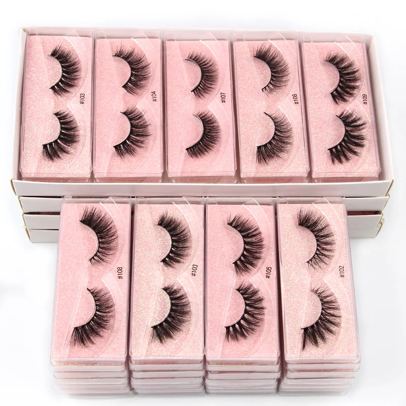 YSDO 3D Mink Strip Lashes Natural Soft False Eyelash Extensions