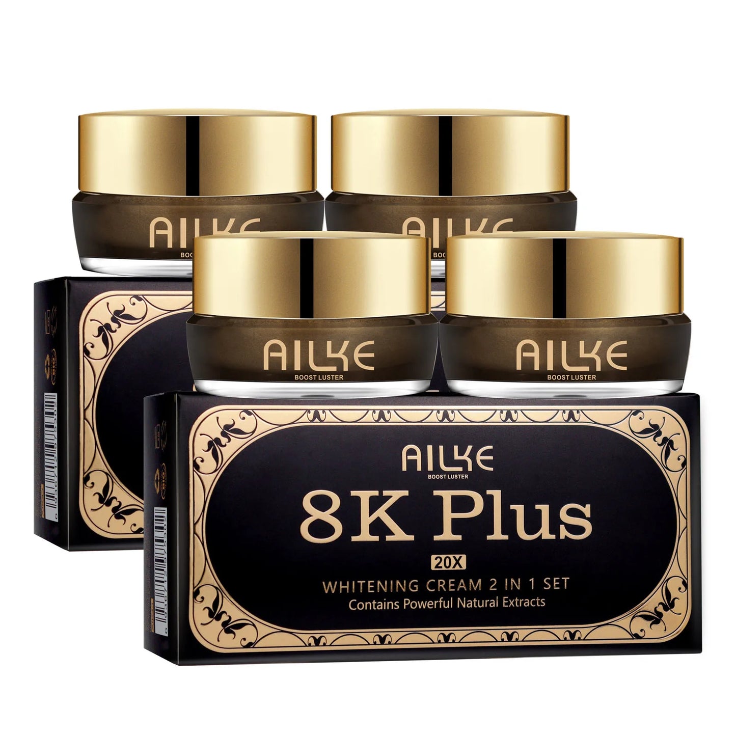 AILKE Whitening Face Cream With Collagen Glutathione For Skin Types