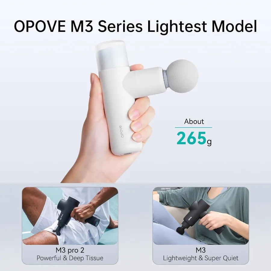 Portable Massage Gun for Back Pain Relief and Facial Massage