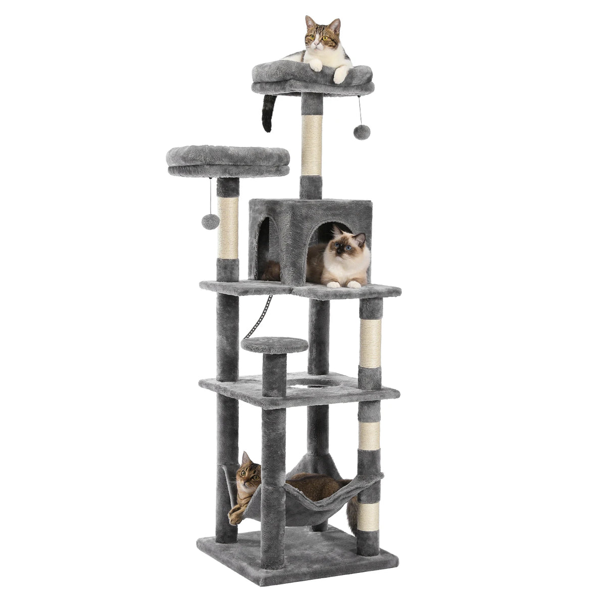 PAWZ Road Multi-Level Cat Tower With Scratching Posts And Perches