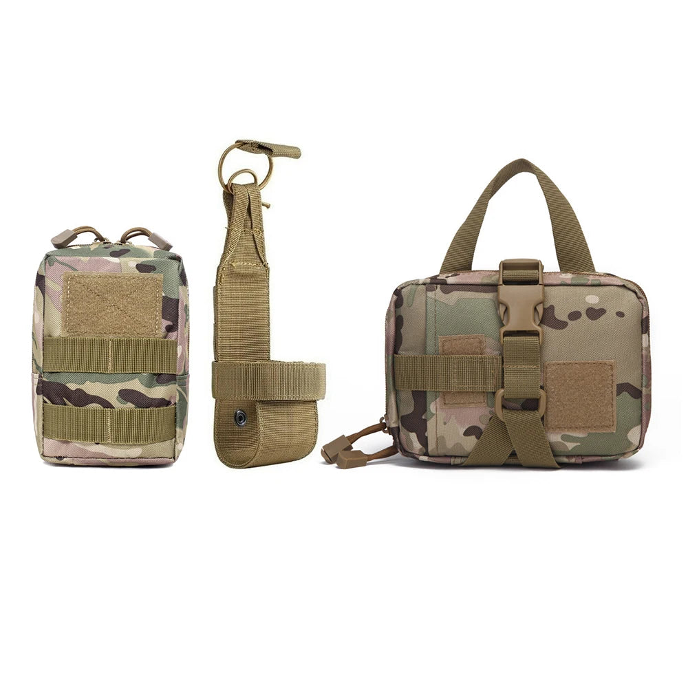 PETRAVEL Dog Tactical Bags Set MOLLE Pouches Harness