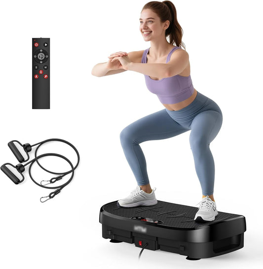 HTM Vibration Plate Fitness Multi Function Trainer 330lb Home Gym
