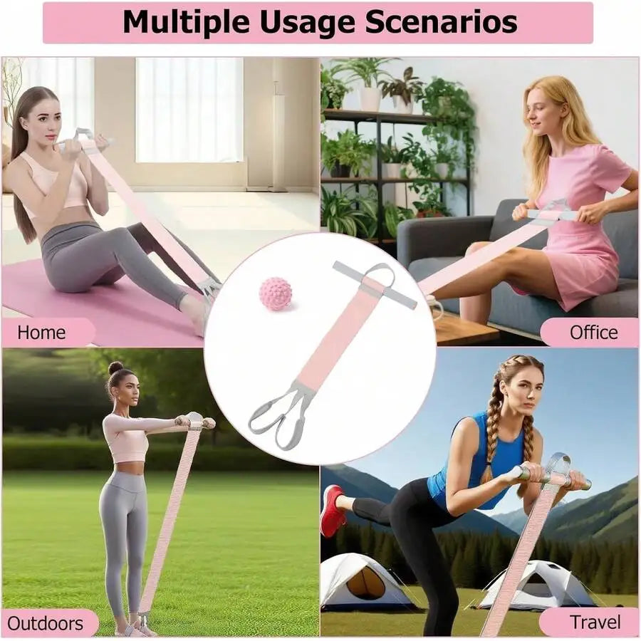 Heavy Duty Resistance Band With Handles For Strength Training