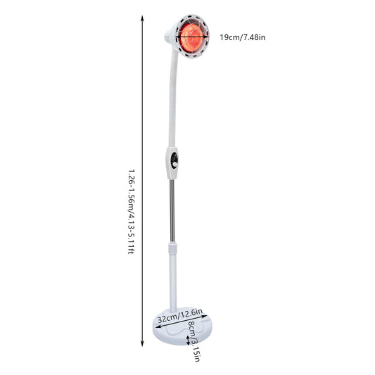 275W Adjustable Infrared Heat Lamp Rotatable for Muscle and Joint Pain