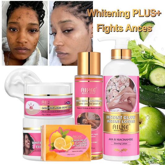 AILKE Niacinamide Brightening Moisturizing Skin Care Set For Women