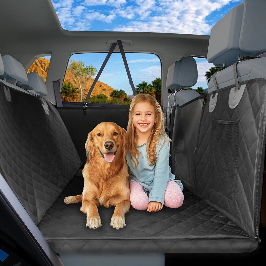 BINGOPAW Waterproof Dog Car Seat Cover Backseat Hammock For Travel