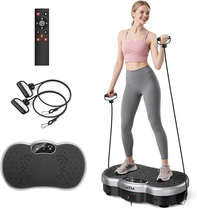 HTM Whole Body Vibration Plate Fitness Massage Calorie Counter