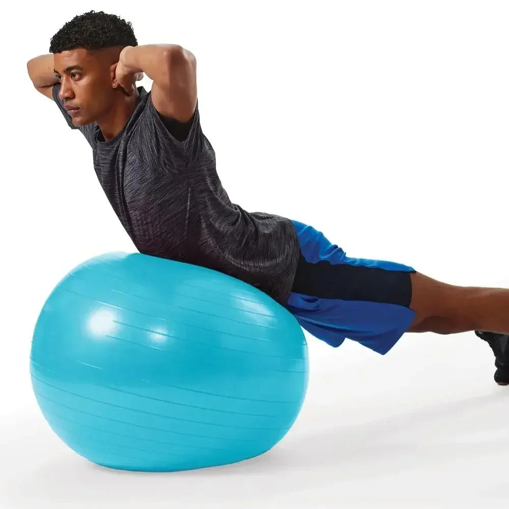Weighted Stability Ball With Pump For Exercise And Balance