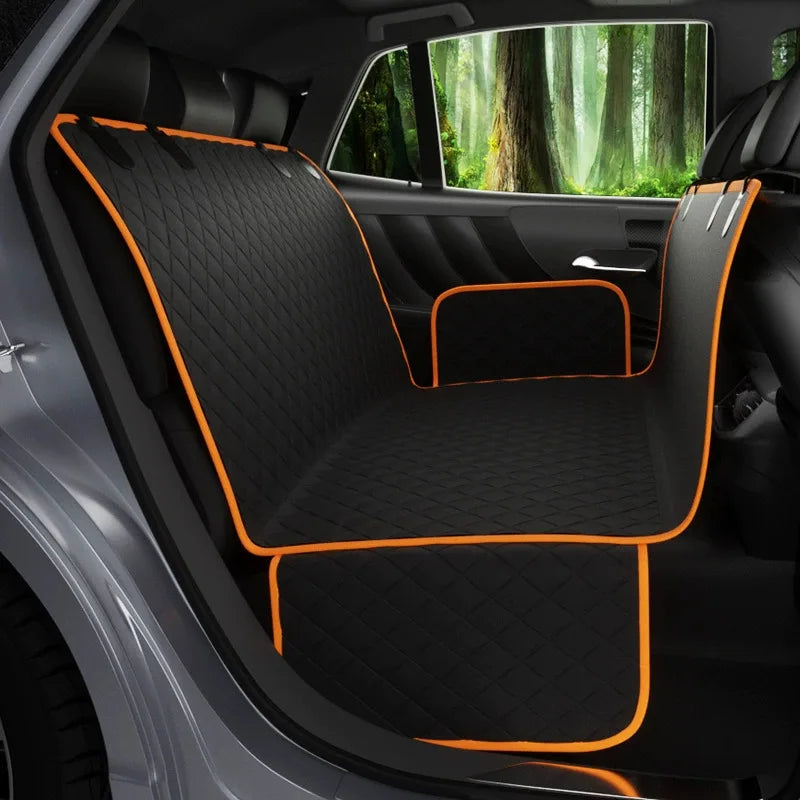 Dog Car Back Seat Cover Waterproof Quilted For SUV Travel