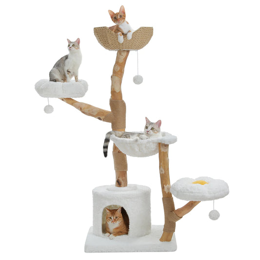PAWZ Road Cat Tree Tower With Sisal Scratching Post Bed