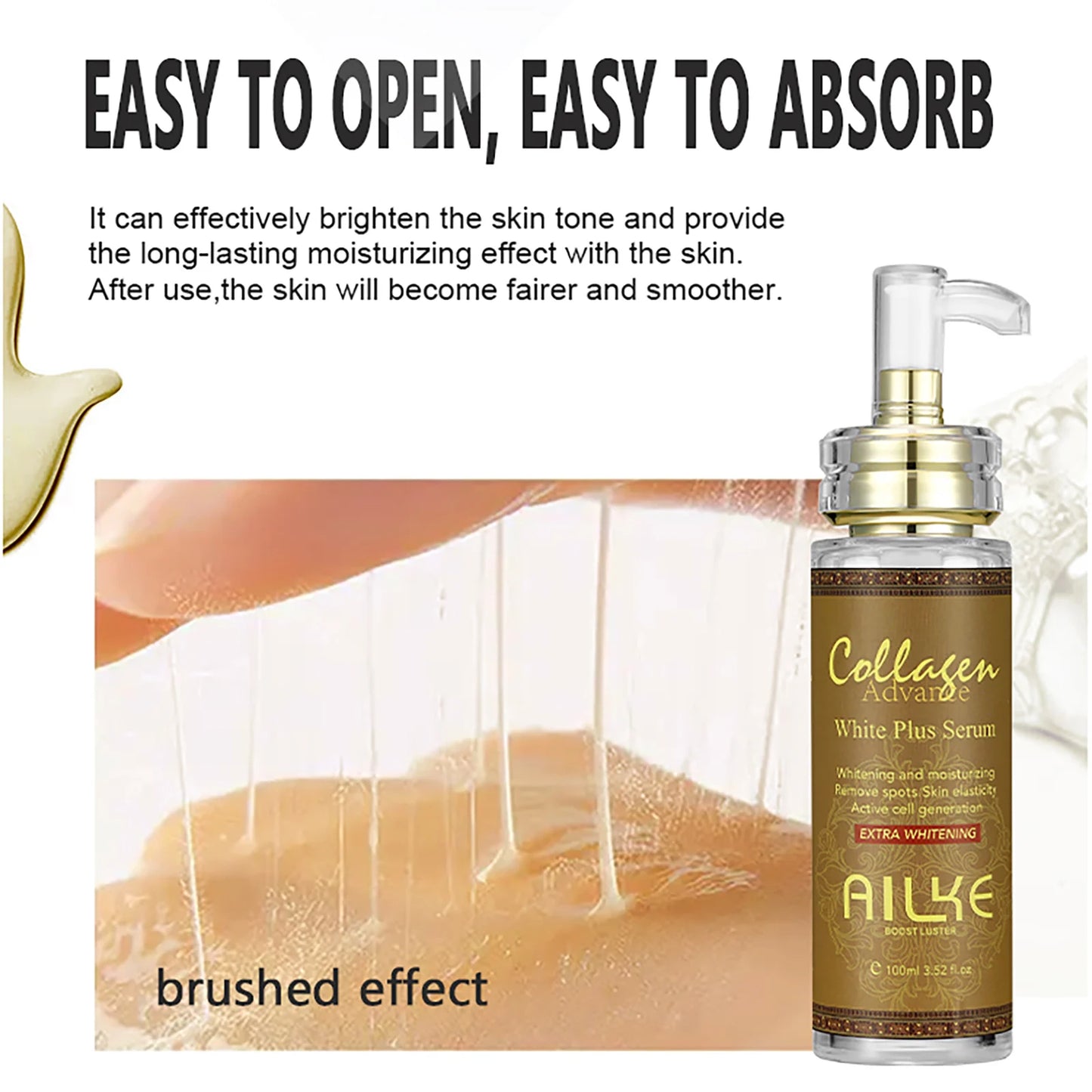AILKE Skin Whitening Serum For Face Moisturizing Gel