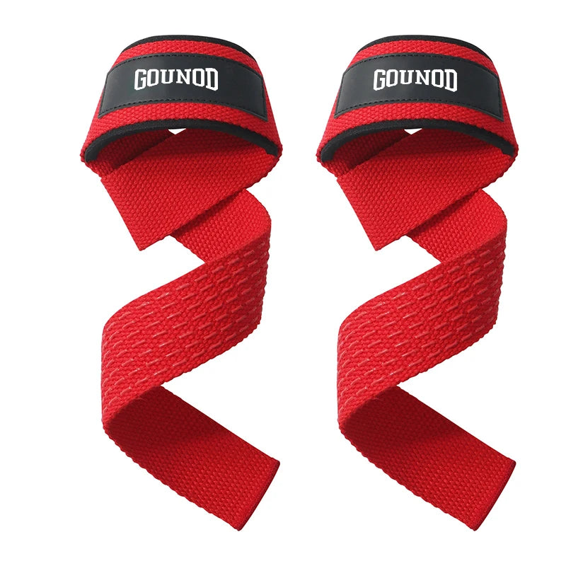 GOUNOD Weightlifting Wrist Straps Adjustable Non Slip Gym Lifting Band