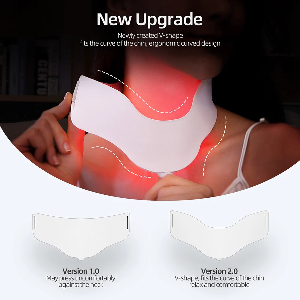 Foreverlily 7 Colors Photon Face Neck LED Mask Silicone