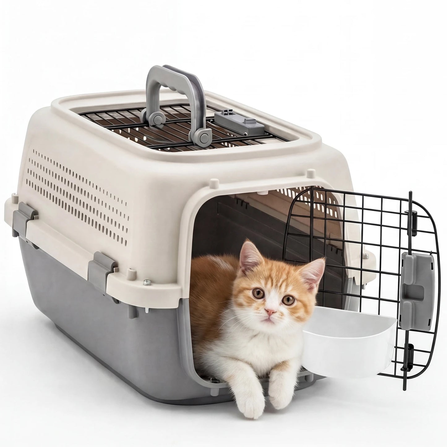 Pet Carrier for Small Dogs and Cats Front Load Door