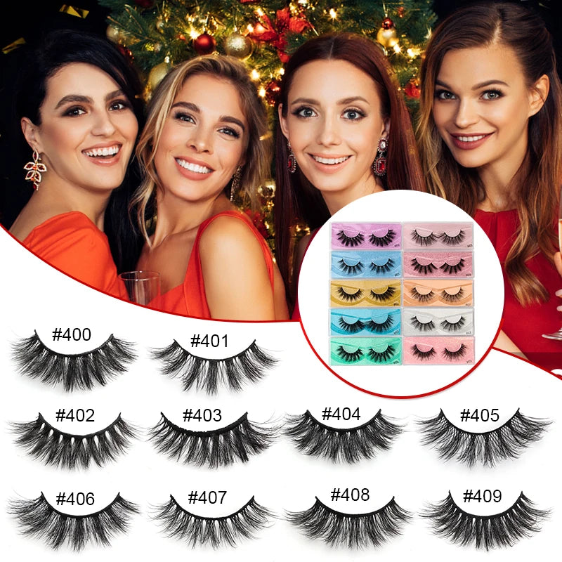YSDO 3D Mink Strip Lashes Natural Soft False Eyelash Extensions