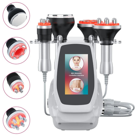 Ultrasonic Cavitation 4 in 1 Body Slimming Machine Vacuum Massage