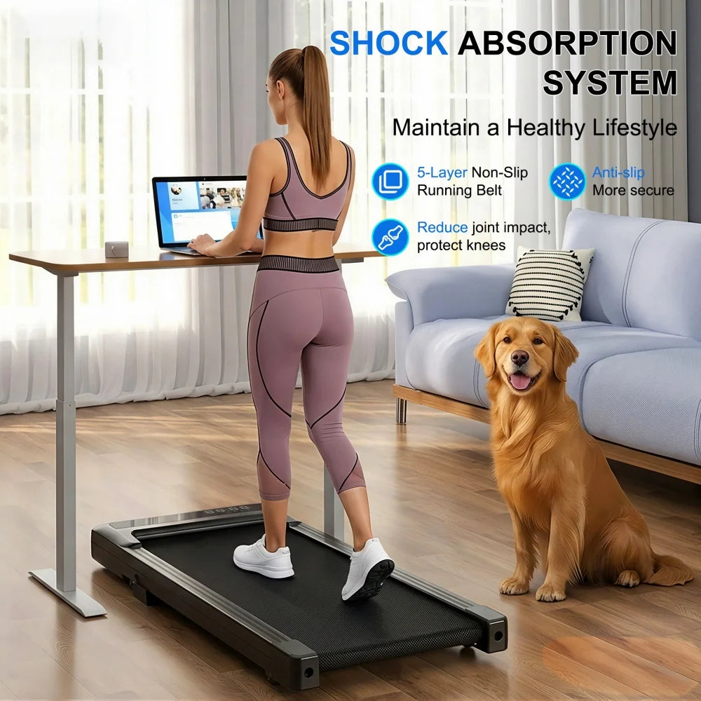 Superun Foldable Treadmill With Six Percent Incline And 3.8 MPH