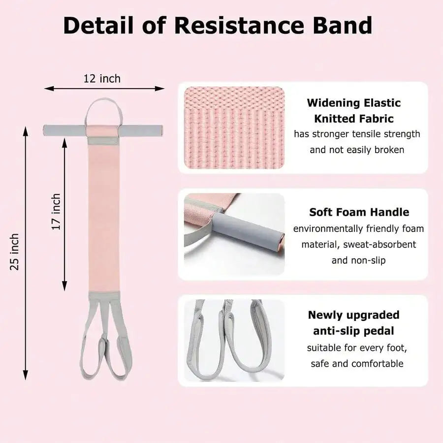Heavy Duty Resistance Band With Handles For Strength Training