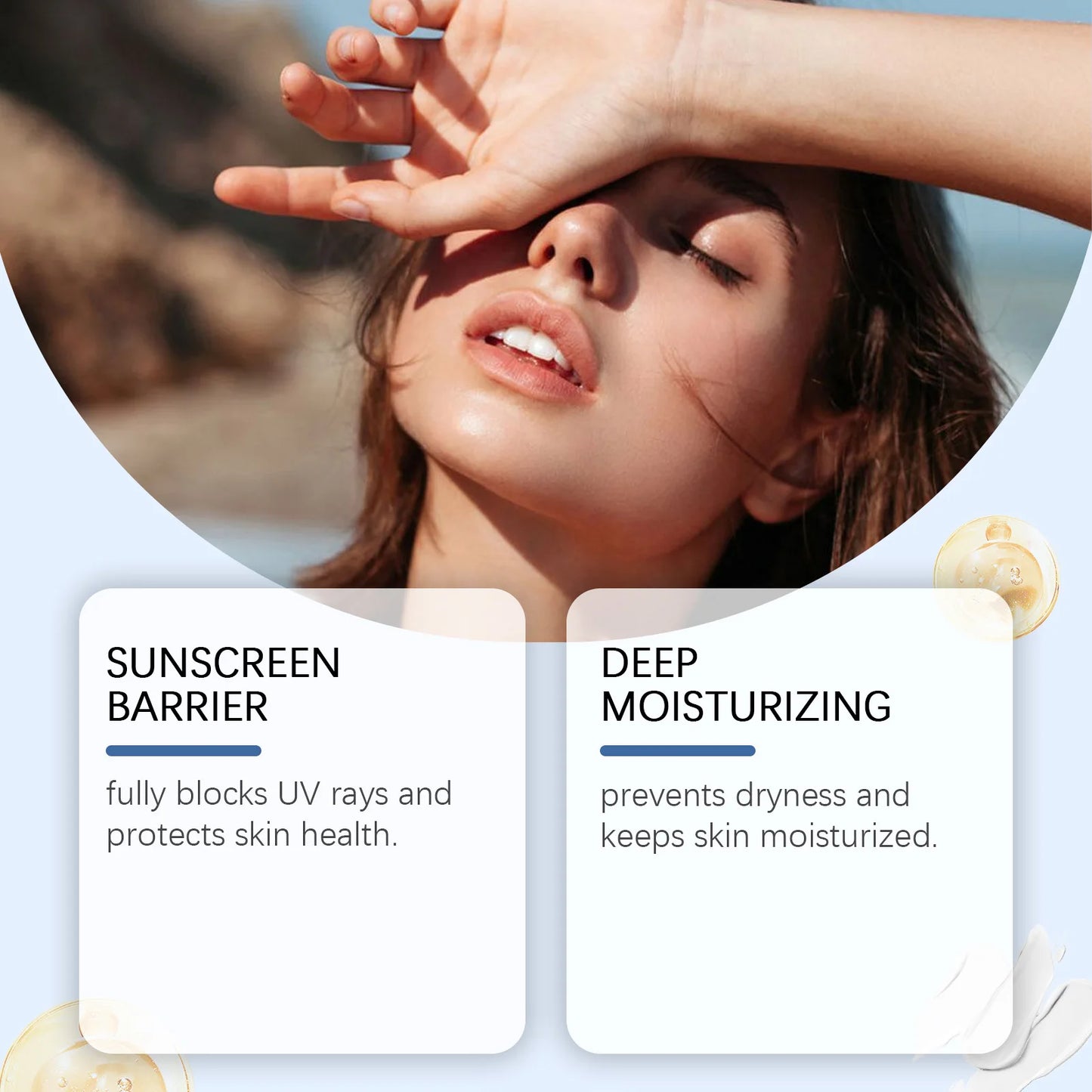 WOODSLEEP SPF30 Sunscreen Broad Spectrum UV Protection For Outdoor Activities