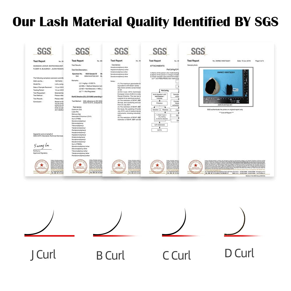 NAGARAKU W Shape 3D 4D 5D Eyelash Extensions Natural Volume