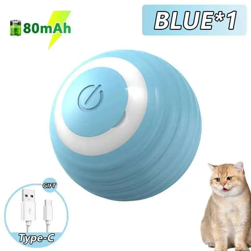 Interactive Electronic Dog Toy Ball USB Automatic Bouncing Rolling
