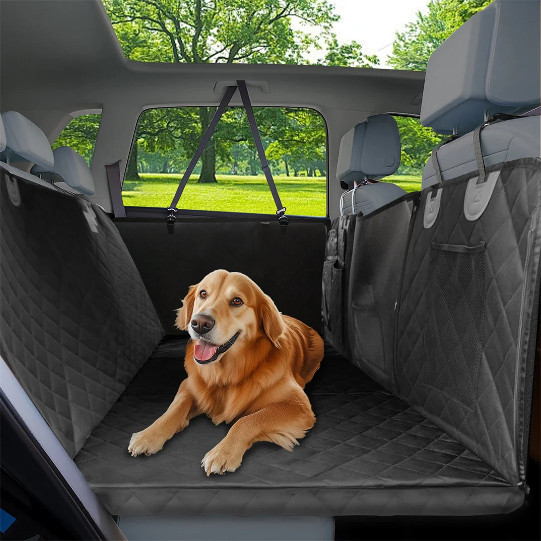 BINGOPAW Waterproof Dog Car Seat Cover Backseat Hammock For Travel