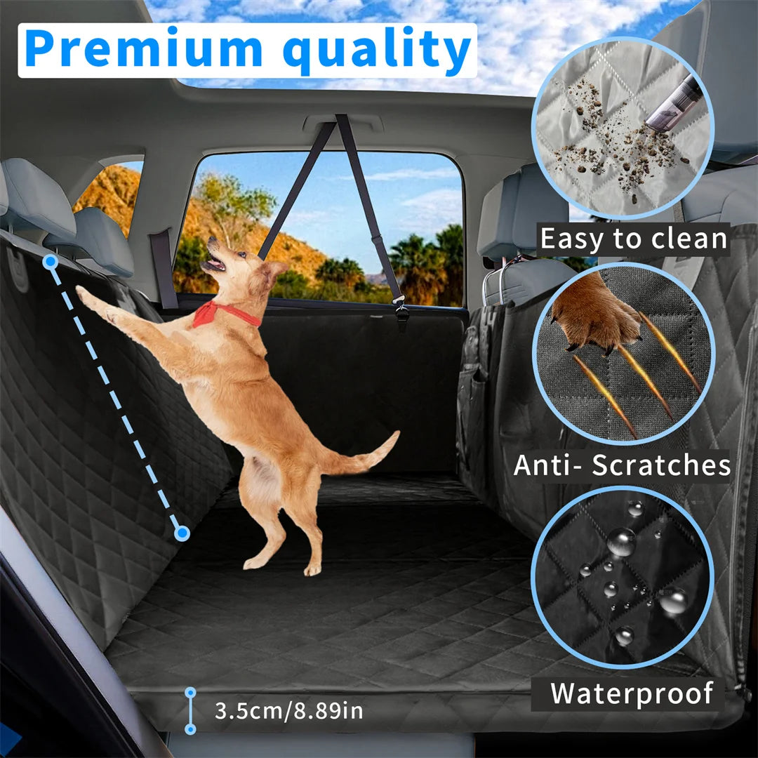 BINGOPAW Waterproof Dog Car Seat Cover Backseat Hammock For Travel