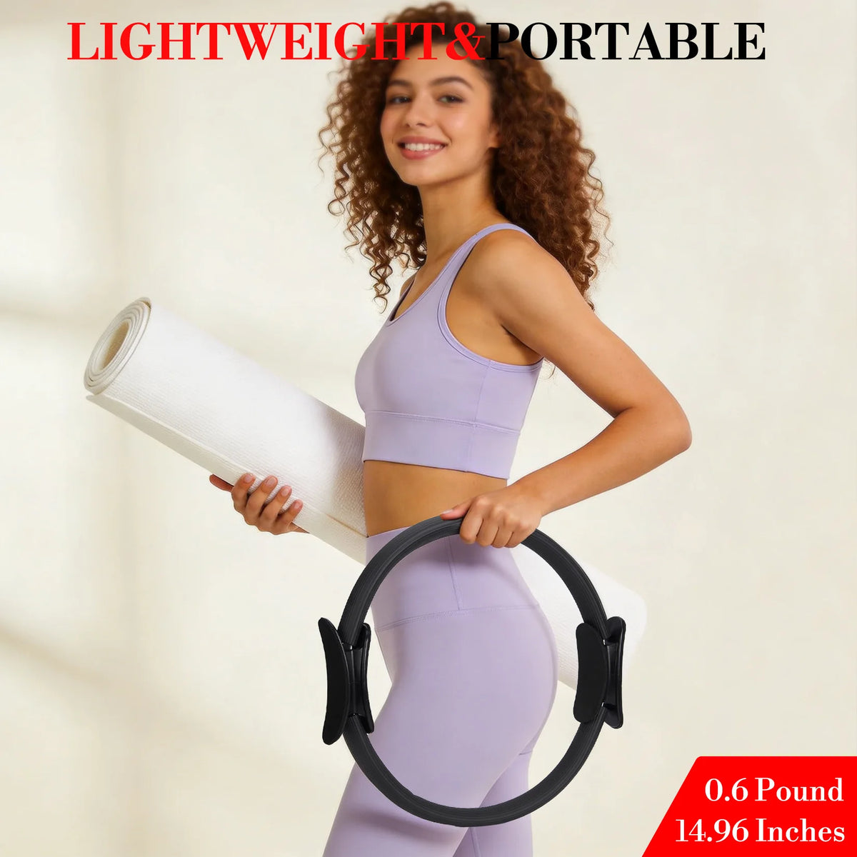 Pilates Training Set With Ring Exercise Ball Resistance Bands
