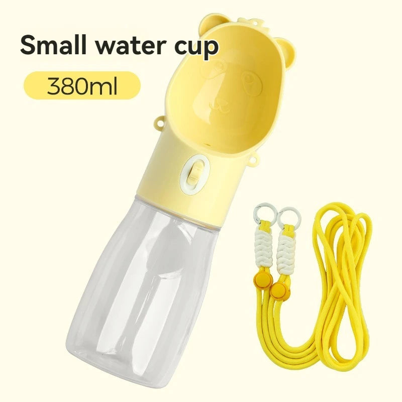 Leakproof Portable Dog Water Bottle With Bowl Travel
