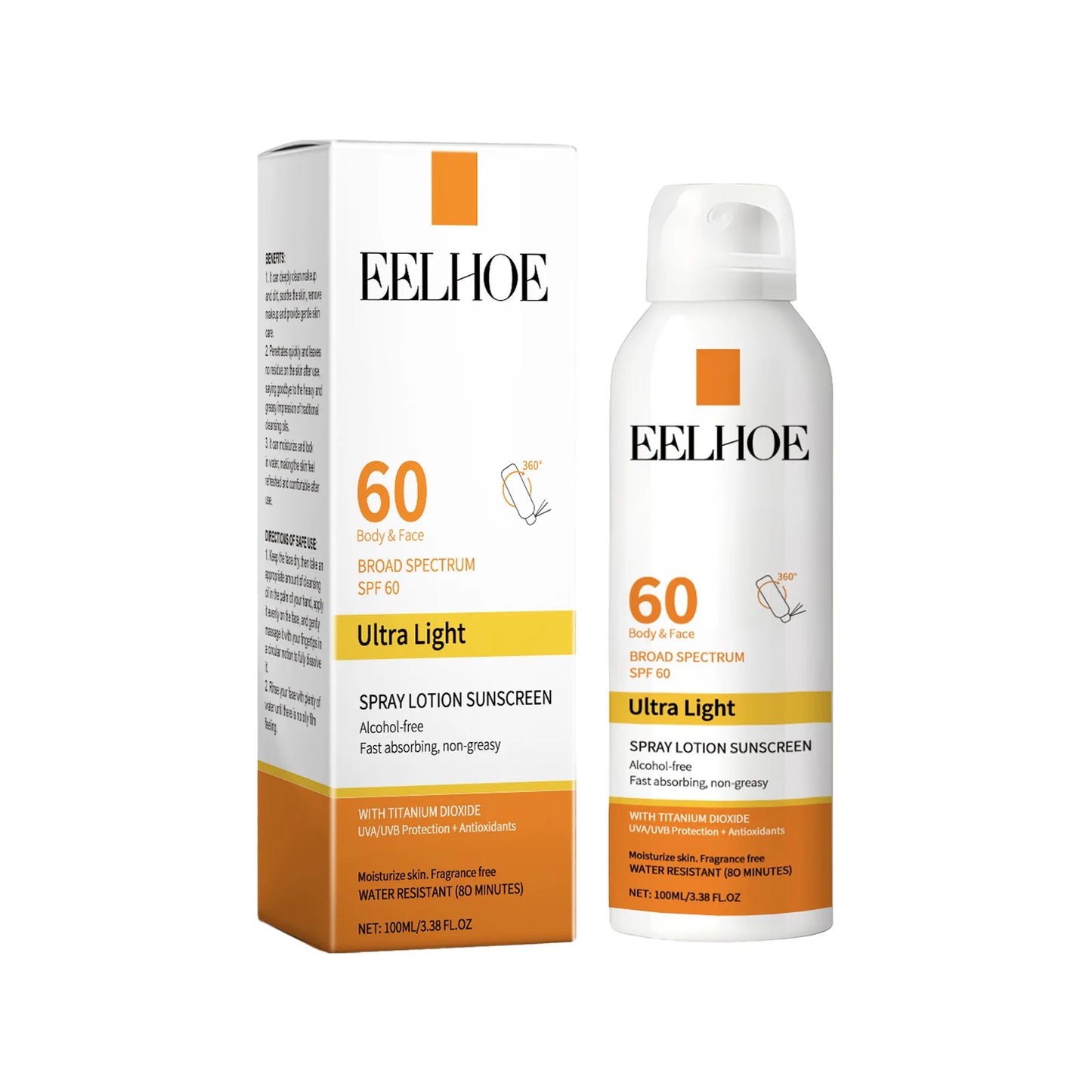 EELHOE Vitamin E Sunscreen Spray For Healthy Skin Protection