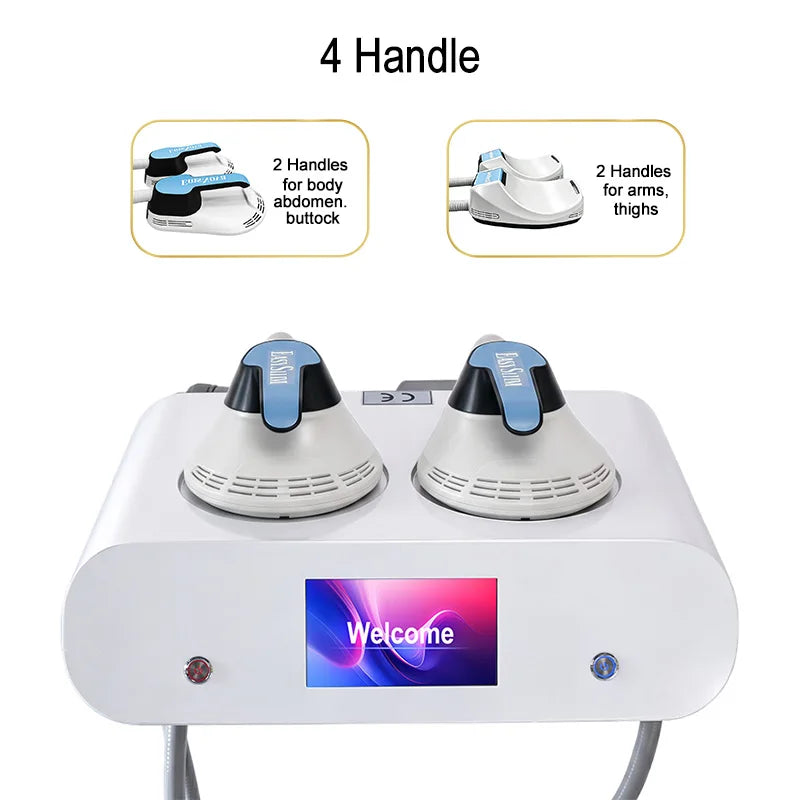 6500W 200Hz EMS RF Body Sculptor Dual Handle Device