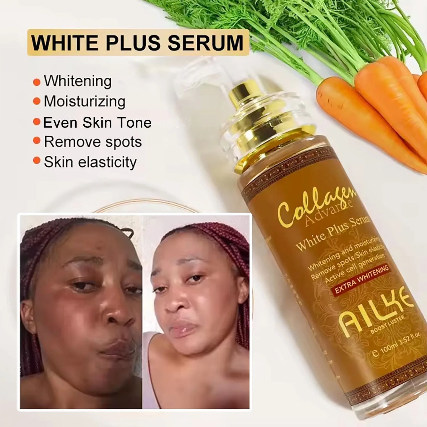 AILKE Whitening Serum For Face And Body Dark Spot Corrector