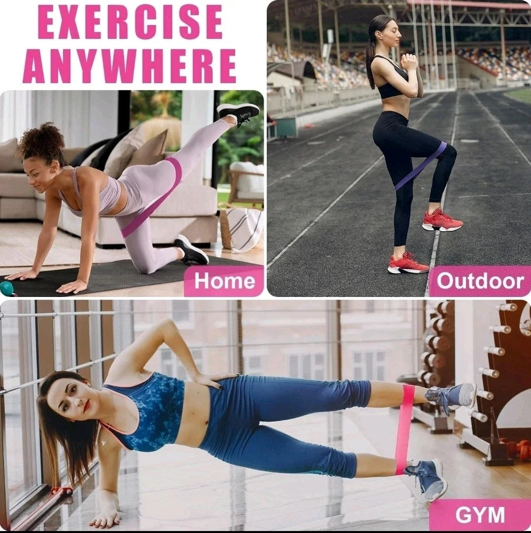 Resistance Loop Bands For Exercise Fitness Yoga Strength Training