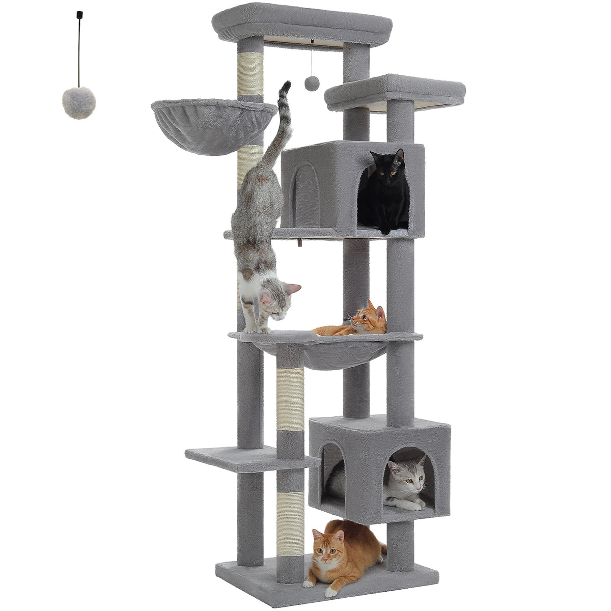 PAWZ Road Multi-Level Cat Tower With Scratching Posts And Perches