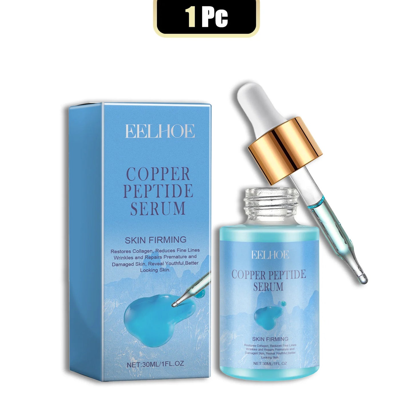 Eelhoe Copper Peptide Facial Serum Moisturizing Firming Skin