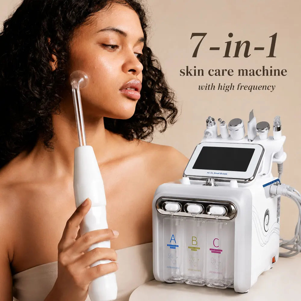 Amilibeauty 7 In 1 Hydro Facial Machine With High Frequency